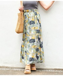 anap mimpi | 2パターンリーフ柄マーメイドスカート 【セットアップ可能】(スカート)