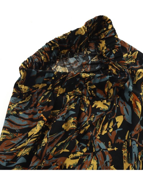 anap mimpi（アナップミンピ）の「2パターンリーフ柄マーメイドスカート 【セットアップ可能】（スカート・レディース・カーキ/ダークグレー・FREE）」の11枚目の写真