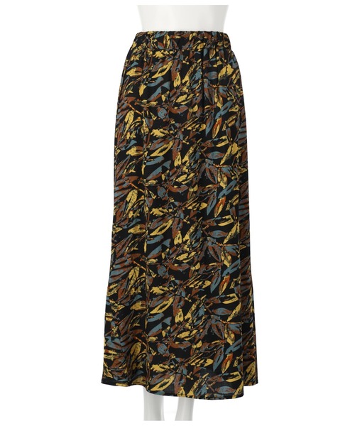 anap mimpi（アナップミンピ）の「2パターンリーフ柄マーメイドスカート 【セットアップ可能】（スカート・レディース・カーキ/ダークグレー・FREE）」の6枚目の写真