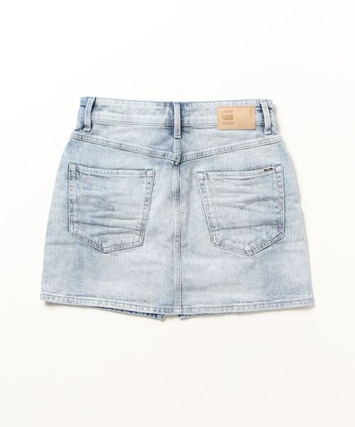 G-STAR(ジースター)の「3301 HIGH MINI SKIRT/デニムミニスカート(デニムスカート・レディース・ライトインディゴブルー・26inch/27inch/25inch)」の8枚目の写真