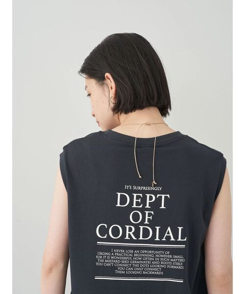 AMERICAN HOLIC(アメリカンホリック)の「ロゴノースリーブカットプルオーバー(Tシャツ/カットソー・レディース・オフホワイト/ネイビー・L/M)」の15枚目の写真