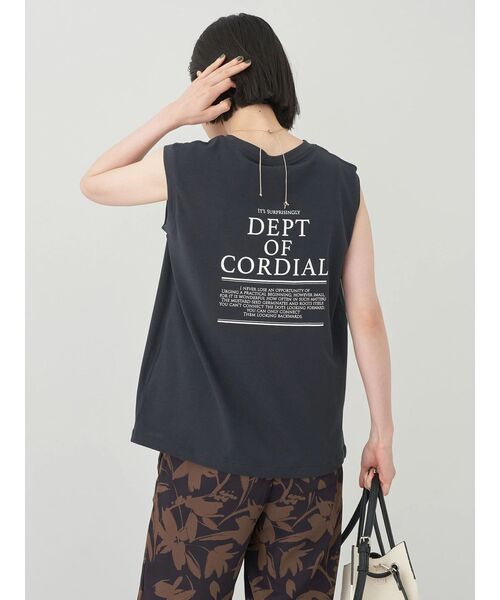 AMERICAN HOLIC(アメリカンホリック)の「ロゴノースリーブカットプルオーバー(Tシャツ/カットソー・レディース・オフホワイト/ネイビー・L/M)」の17枚目の写真