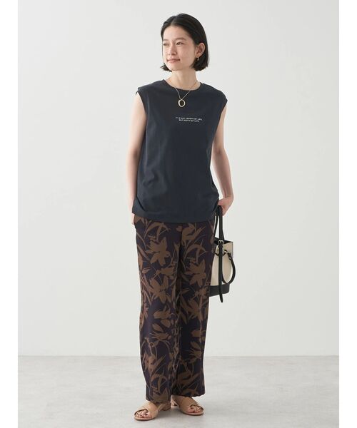 AMERICAN HOLIC(アメリカンホリック)の「ロゴノースリーブカットプルオーバー(Tシャツ/カットソー・レディース・オフホワイト/ネイビー・L/M)」の18枚目の写真