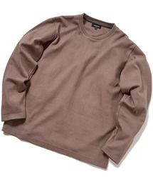 MEN'S BIGI（メンズビギ）の「グレンチェック柄リンクスカットソー（Tシャツ/カットソー・メンズ）」