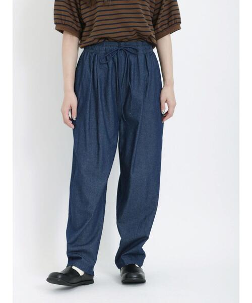 Samansa Mos2（サマンサ モスモス）の「デニムシェフパンツ（デニムパンツ・レディース・ネイビー・F）」の3枚目の写真