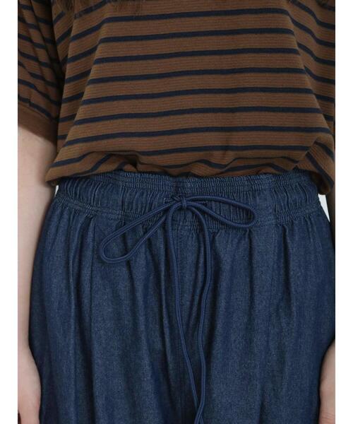 Samansa Mos2（サマンサ モスモス）の「デニムシェフパンツ（デニムパンツ・レディース・ネイビー・F）」の11枚目の写真