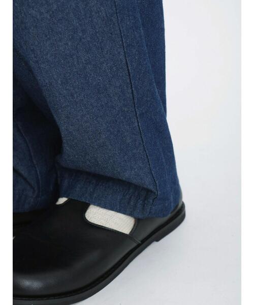 Samansa Mos2（サマンサ モスモス）の「デニムシェフパンツ（デニムパンツ・レディース・ネイビー・F）」の14枚目の写真