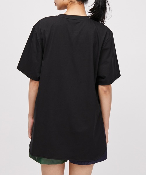 NERGY(ナージー)の「【UV】MONDRIAN ヘムラウンドTシャツ(Tシャツ/カットソー・レディース・ホワイト/ブラック・FREE)」の18枚目の写真