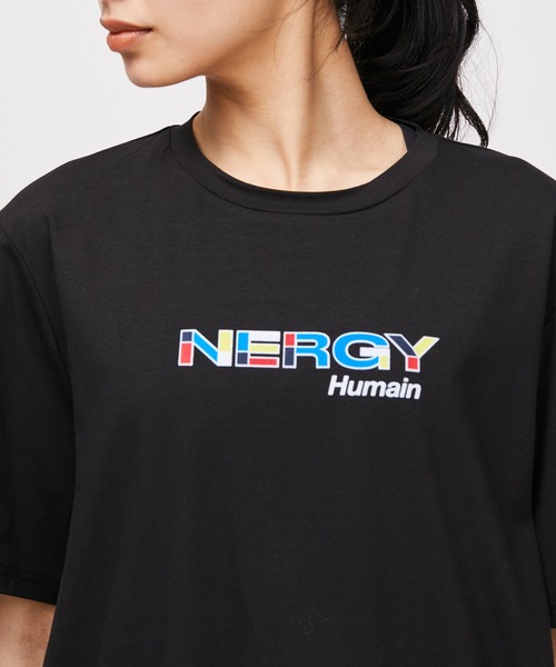 NERGY(ナージー)の「【UV】MONDRIAN ヘムラウンドTシャツ(Tシャツ/カットソー・レディース・ホワイト/ブラック・FREE)」の21枚目の写真
