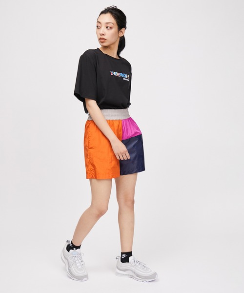NERGY(ナージー)の「【UV】MONDRIAN ヘムラウンドTシャツ(Tシャツ/カットソー・レディース・ホワイト/ブラック・FREE)」の10枚目の写真