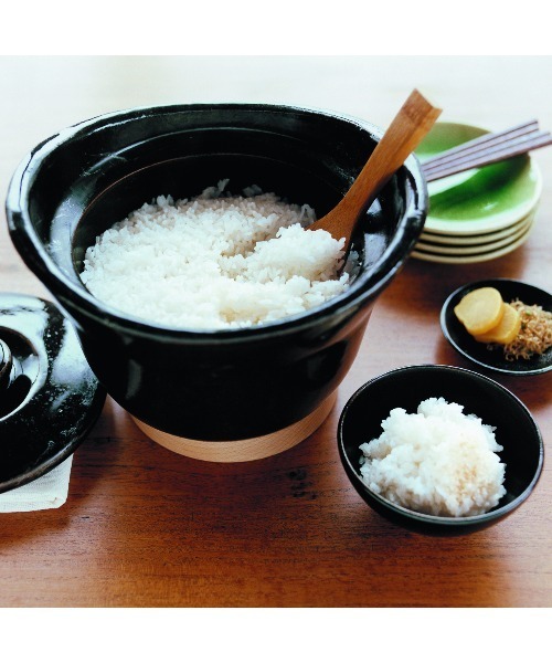 無印良品（ムジルシリョウヒン）の「土釜おこげ　３合炊き　約直径２２×高さ１５ｃｍ（鍋/フライパン・メンズ・ダークブラウン・FREE）」の6枚目の写真