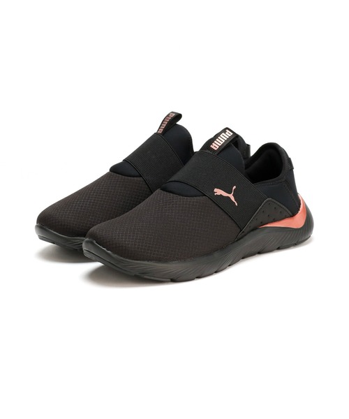 PUMA(プーマ)の「PUMA プーマ ウィメンズ ソフトライド REMI スリッポン ランニングシューズ(スニーカー・レディース・ブラック×ゴールド/ブラック/ブルー・24.5cm/24.0cm/22.0cm/23.0cm/26.0cm/22.5cm/25.5cm/25.0cm/23.5cm)」の9枚目の写真