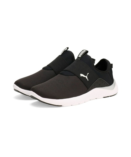 PUMA(プーマ)の「PUMA プーマ ウィメンズ ソフトライド REMI スリッポン ランニングシューズ(スニーカー・レディース・ブラック×ゴールド/ブラック/ブルー・24.5cm/24.0cm/22.0cm/23.0cm/26.0cm/22.5cm/25.5cm/25.0cm/23.5cm)」の17枚目の写真