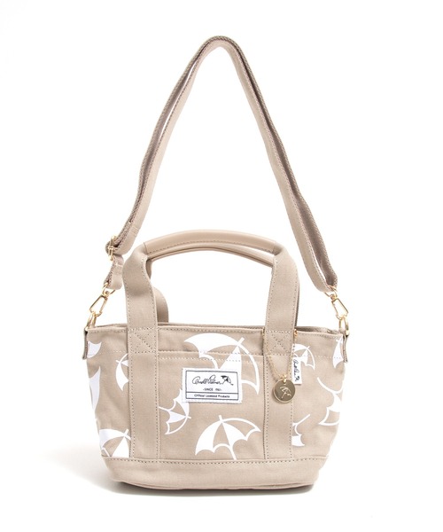 Arnold Palmer(アーノルドパーマー)の「アンブレラパターン キャンバス シェア トート スモール(トートバッグ・レディース・ブラック/ライトブルー/グレイッシュベージュ/インディゴブルー・F)」の18枚目の写真