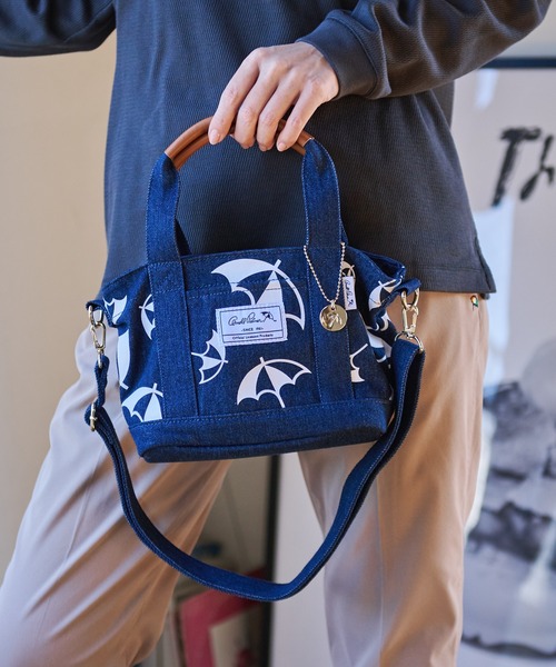 Arnold Palmer(アーノルドパーマー)の「アンブレラパターン キャンバス シェア トート スモール(トートバッグ・レディース・ブラック/ライトブルー/グレイッシュベージュ/インディゴブルー・F)」の20枚目の写真