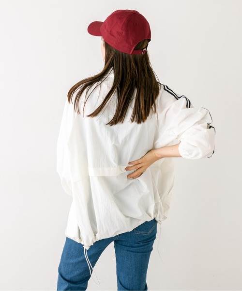 OLIVE des OLIVE（オリーブデオリーブ）の「ラインスリーブシャカシャカブルゾン　1032070070（ブルゾン・レディース・オフホワイト/ネイビー・FREE）」の13枚目の写真