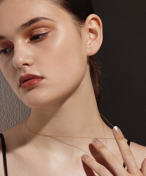 CENE(セネ)の「【CENE】セネ/0.6mmチェーンネックレス/45cm(ネックレス・レディース・ゴールド/シルバー/ピンクゴールド・FREE)」の13枚目の写真