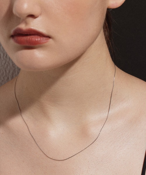 CENE(セネ)の「【CENE】セネ/0.6mmチェーンネックレス/45cm(ネックレス・レディース・ゴールド/シルバー/ピンクゴールド・FREE)」の16枚目の写真