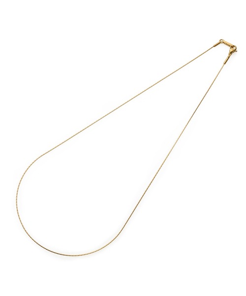 CENE(セネ)の「【CENE】セネ/0.6mmチェーンネックレス/45cm(ネックレス・レディース・ゴールド/シルバー/ピンクゴールド・FREE)」の9枚目の写真