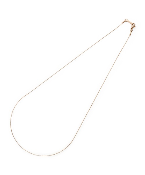 CENE(セネ)の「【CENE】セネ/0.6mmチェーンネックレス/45cm(ネックレス・レディース・ゴールド/シルバー/ピンクゴールド・FREE)」の11枚目の写真
