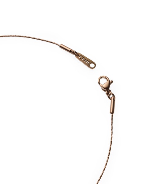 CENE(セネ)の「【CENE】セネ/0.6mmチェーンネックレス/45cm(ネックレス・レディース・ゴールド/シルバー/ピンクゴールド・FREE)」の4枚目の写真