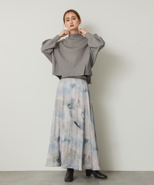 SENSE OF PLACE by URBAN RESEARCH(センスオブプレイスバイアーバンリサーチ)の「サテンナロースカート(スカート・レディース・イエロー/チャコールグレー/ブルー系その他・SMALL/MEDIUM)」の17枚目の写真