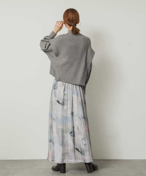 SENSE OF PLACE by URBAN RESEARCH(センスオブプレイスバイアーバンリサーチ)の「サテンナロースカート(スカート・レディース・イエロー/チャコールグレー/ブルー系その他・SMALL/MEDIUM)」の19枚目の写真