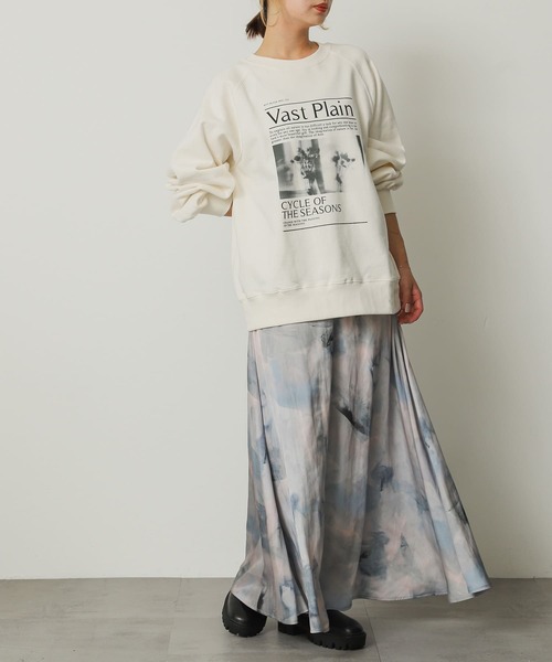 SENSE OF PLACE by URBAN RESEARCH(センスオブプレイスバイアーバンリサーチ)の「サテンナロースカート(スカート・レディース・イエロー/チャコールグレー/ブルー系その他・SMALL/MEDIUM)」の20枚目の写真