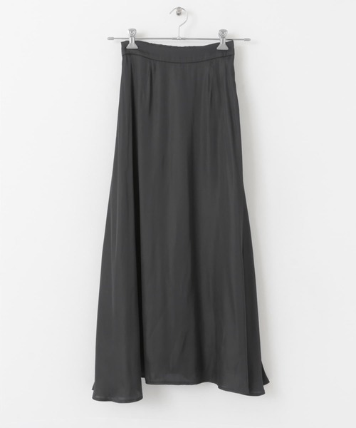 SENSE OF PLACE by URBAN RESEARCH(センスオブプレイスバイアーバンリサーチ)の「サテンナロースカート(スカート・レディース・イエロー/チャコールグレー/ブルー系その他・SMALL/MEDIUM)」の6枚目の写真