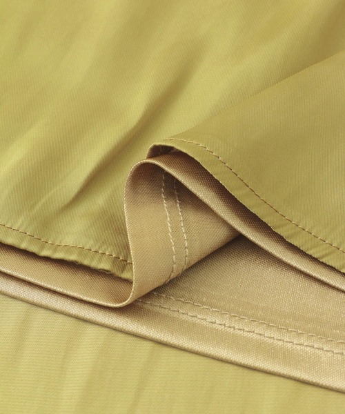 SENSE OF PLACE by URBAN RESEARCH(センスオブプレイスバイアーバンリサーチ)の「サテンナロースカート(スカート・レディース・イエロー/チャコールグレー/ブルー系その他・SMALL/MEDIUM)」の11枚目の写真