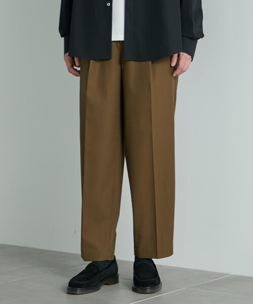 UNITED TOKYO（ユナイテッドトウキョウ）の「60/2 スーピマコットンチノパンツ（チノパンツ・メンズ・ダークグレー/ブラウン/オフホワイト・1/2）」の3枚目の写真