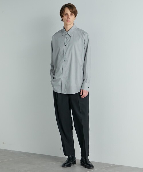 UNITED TOKYO（ユナイテッドトウキョウ）の「60/2 スーピマコットンチノパンツ（チノパンツ・メンズ・ダークグレー/ブラウン/オフホワイト・1/2）」の19枚目の写真