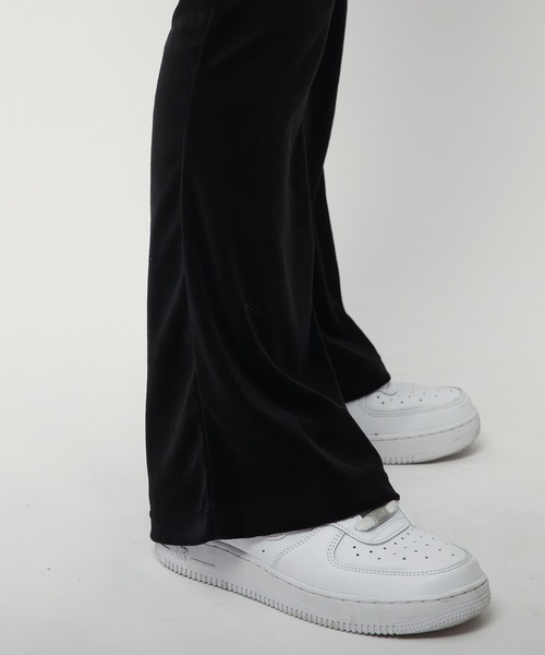 SPIRALGIRL（スパイラルガール）の「サイドオープンフレアベロアパンツ（その他パンツ・レディース・ブラック/ピンク・FREE）」の8枚目の写真