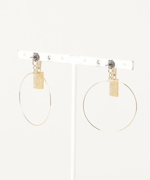 KATHARINE ROSS（キャサリンロス）の「【KATHARINE ROSS】２ＷＡＹフープピアス（ピアス（両耳用）・レディース・ゴールド・MEDIUM）」の6枚目の写真