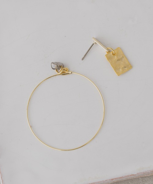 KATHARINE ROSS（キャサリンロス）の「【KATHARINE ROSS】２ＷＡＹフープピアス（ピアス（両耳用）・レディース・ゴールド・MEDIUM）」の3枚目の写真