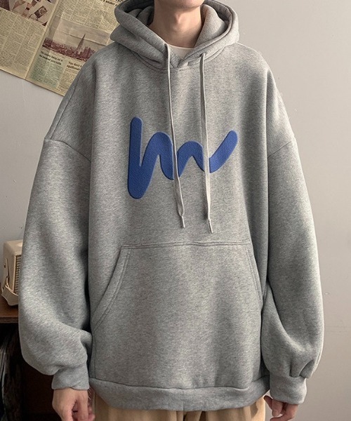 Burner（バーナー）の「【OKUOKU Recommend Select】前面プリント パーカー oku-parker-691956052680-21 U（パーカー・メンズ・ブラック/ネイビー/グレー/グリーン・M/L/XL）」の8枚目の写真