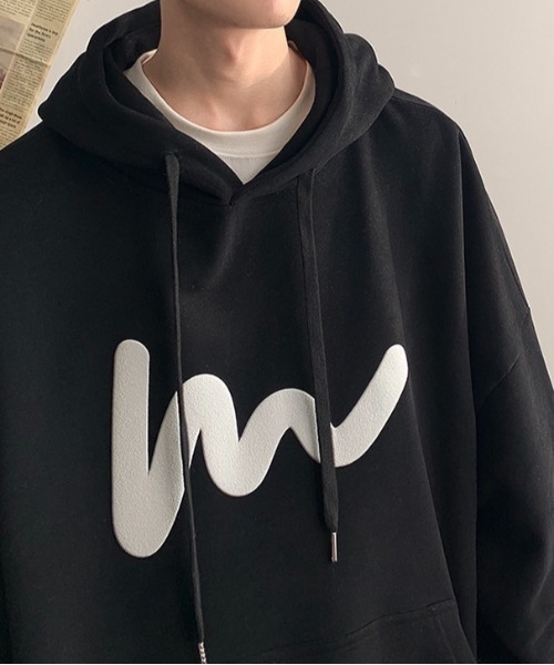 Burner（バーナー）の「【OKUOKU Recommend Select】前面プリント パーカー oku-parker-691956052680-21 U（パーカー・メンズ・ブラック/ネイビー/グレー/グリーン・M/L/XL）」の7枚目の写真