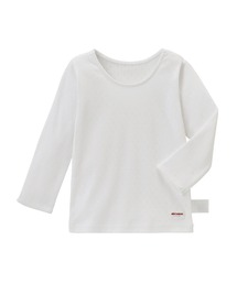 MIKI HOUSE（ミキハウス）の「無地長袖Ｔシャツ【肌着】（インナーウェア/肌着・キッズ）」