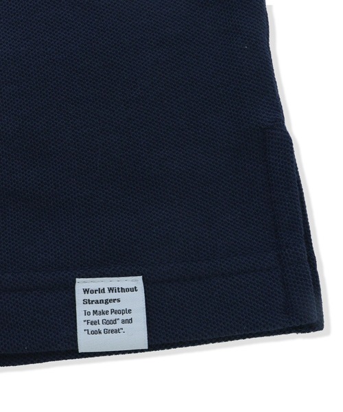 GIORDANO（ジョルダーノ）の「[ GIORDANO ] ビッグライオン刺繍ドライストレッチ長袖ポロシャツ（ポロシャツ・メンズ・ブラック/アイボリー/ネイビー・MEDIUM/X-LARGE/LARGE/SMALL）」の17枚目の写真