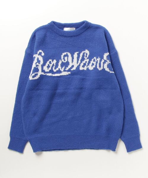 ROOPTOKYO（ループトウキョウ）の「ロゴプルオーバーニット（ニット/セーター・メンズ・ブラック/レッド/ブルー・M/L/XL/2XL）」の14枚目の写真