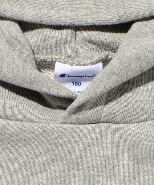 FREAK'S STORE（フリークスストア）の「限定展開 champion/チャンピオン KIDS HOODED SWEATSHIRT / キッズ フーデッドスウェットシャツ / CK-Y101（パーカー・キッズ・オフホワイト/グレー/ネイビー/ブラック・150/140/130/100/110/120）」の7枚目の写真