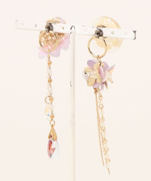 tone（トーン）の「【shinkainokakera】Bijou  Button(MA)（ピアス（両耳用）・レディース・クリア・FREE）」の4枚目の写真