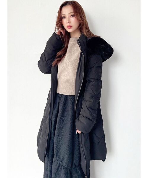 RESEXXY（リゼクシー）の「コクーンクロップドニット（ニット/セーター・レディース・ベージュ/ブラック/ホワイト・FREE）」の19枚目の写真