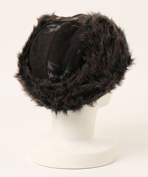 チャイハネ(チャイハネ)の「【チャイハネ】ボルファフライトキャップ(キャップ・レディース・ブラウン/ホワイト/ブラック・FREE)」の12枚目の写真