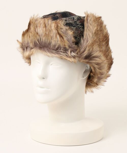 チャイハネ(チャイハネ)の「【チャイハネ】ボルファフライトキャップ(キャップ・レディース・ブラウン/ホワイト/ブラック・FREE)」の14枚目の写真