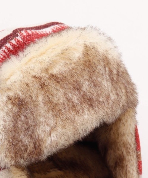 チャイハネ(チャイハネ)の「【チャイハネ】ボルファフライトキャップ(キャップ・レディース・ブラウン/ホワイト/ブラック・FREE)」の5枚目の写真