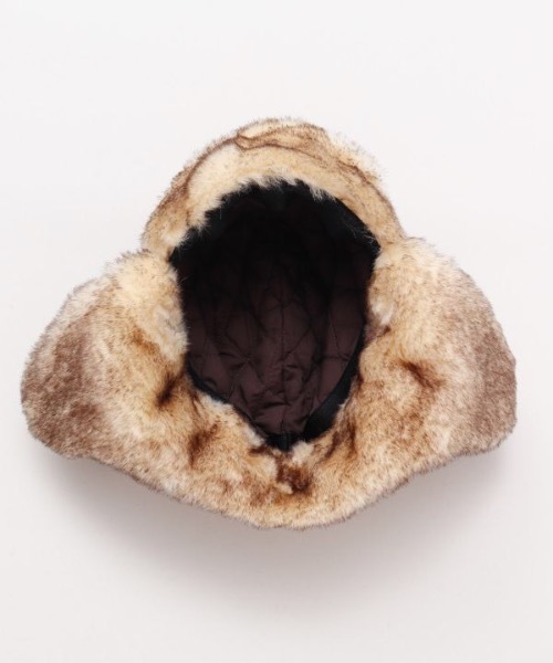 チャイハネ(チャイハネ)の「【チャイハネ】ボルファフライトキャップ(キャップ・レディース・ブラウン/ホワイト/ブラック・FREE)」の4枚目の写真