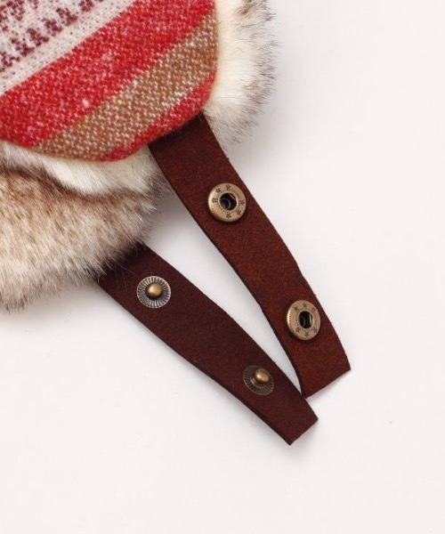 チャイハネ(チャイハネ)の「【チャイハネ】ボルファフライトキャップ(キャップ・レディース・ブラウン/ホワイト/ブラック・FREE)」の11枚目の写真