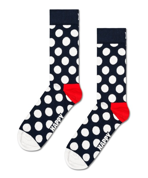 Happy Socks(ハッピーソックス)の「Happy Socks BIG DOT クルーソックス 10201101(ソックス/靴下・レディース・ブラック/ネイビー・M/XL/L)」の10枚目の写真