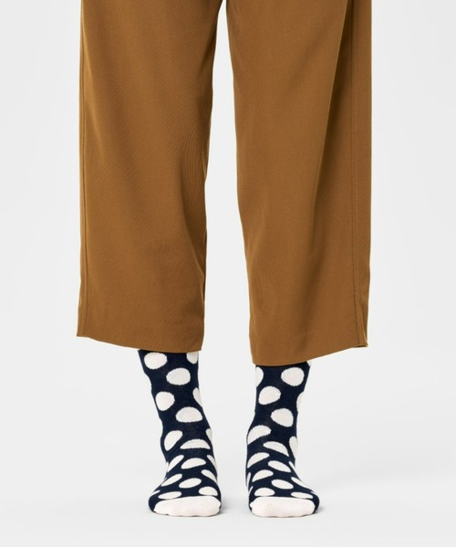 Happy Socks(ハッピーソックス)の「Happy Socks BIG DOT クルーソックス 10201101(ソックス/靴下・レディース・ブラック/ネイビー・M/XL/L)」の3枚目の写真